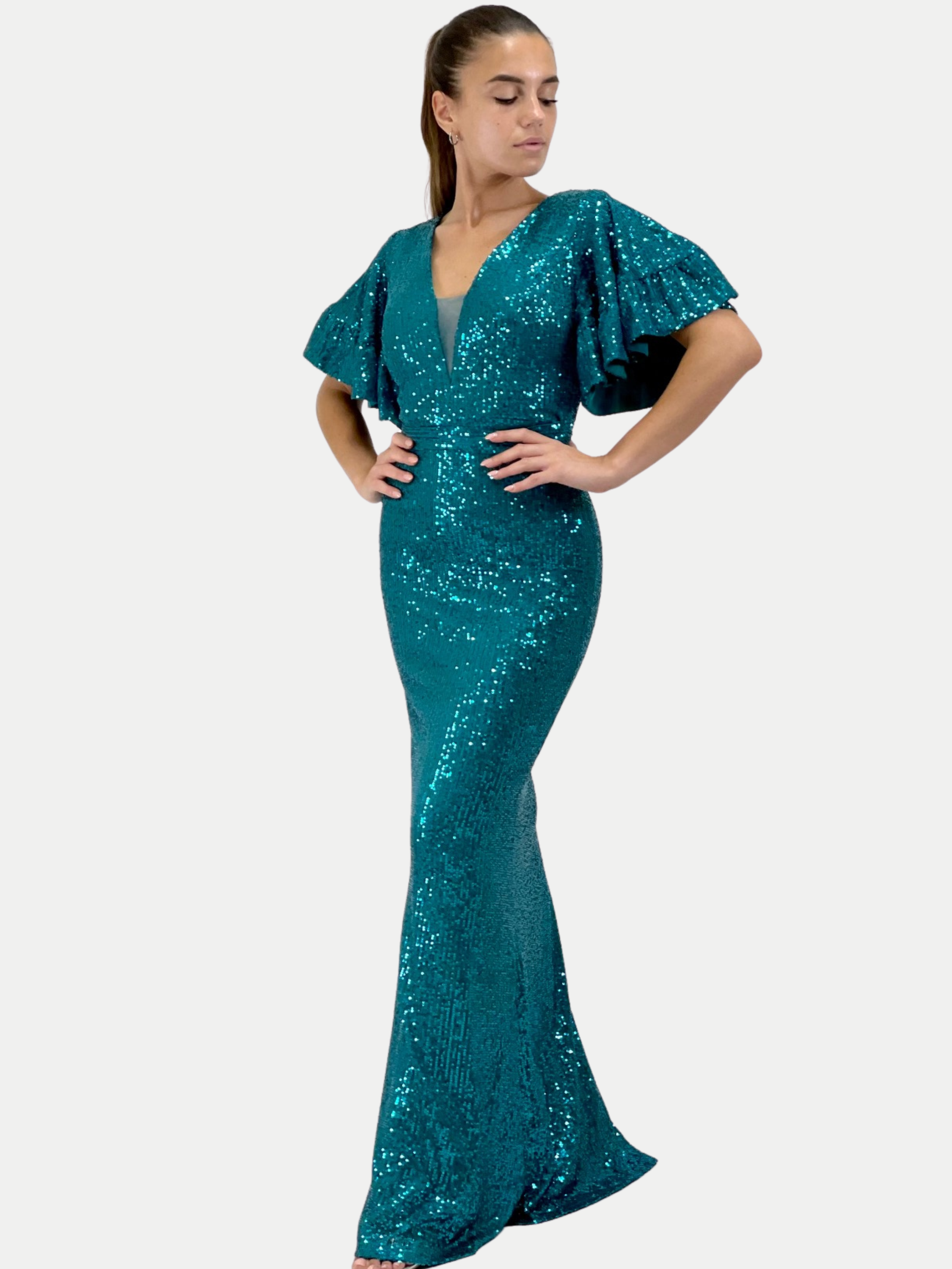 ワンピース Celine Abito Lungo Realizzato In Seta A Spalline Molto Fini Dixie Shop Online Vestito lungo con spalline sottili Sito